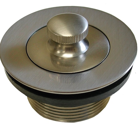 Jones Stephens Brushed Nickel Lift and Turn Tub Drain P3560BN